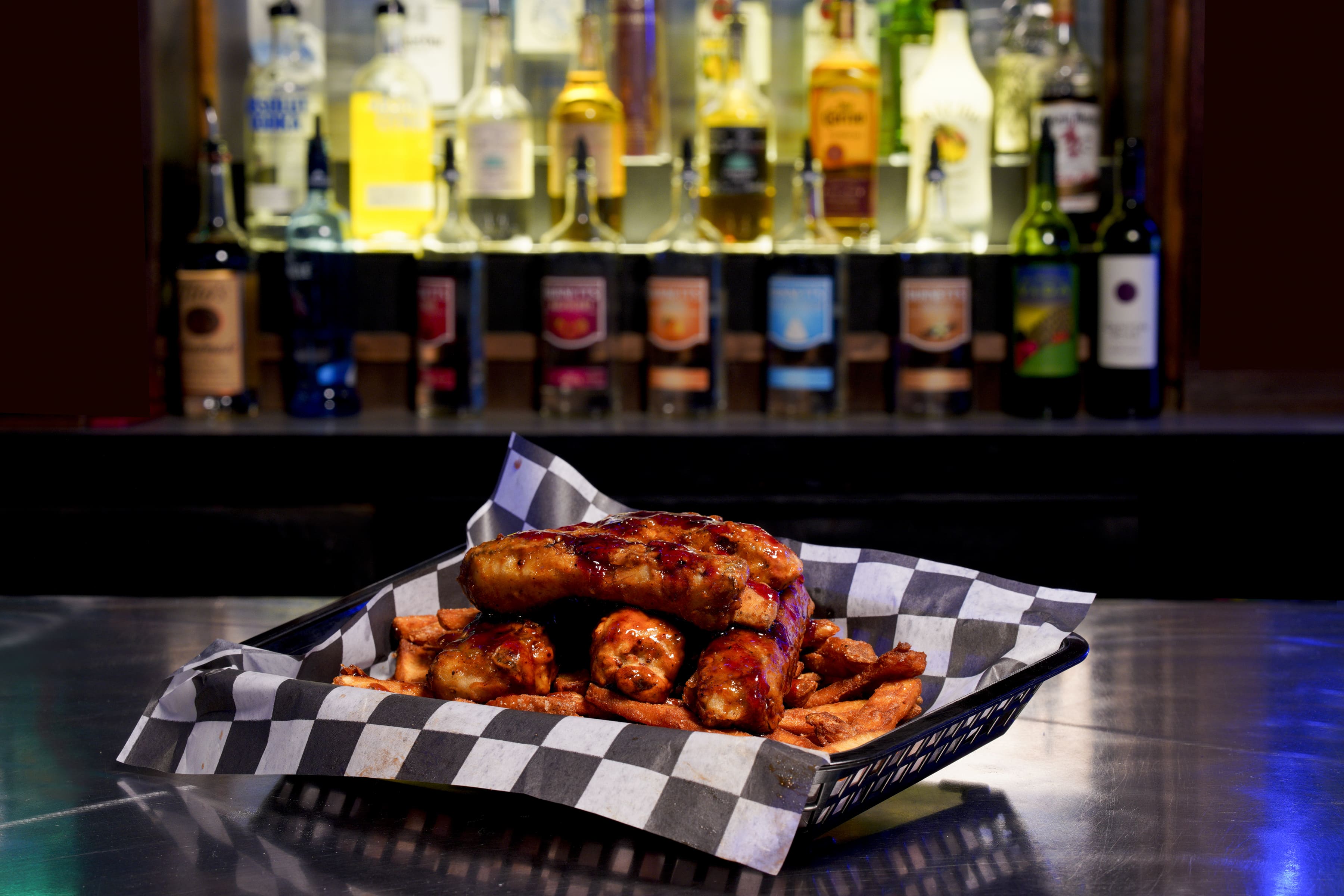 big rocks with some trees